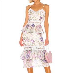 DAFFODIL DRESS IN FLORAL PRINTE